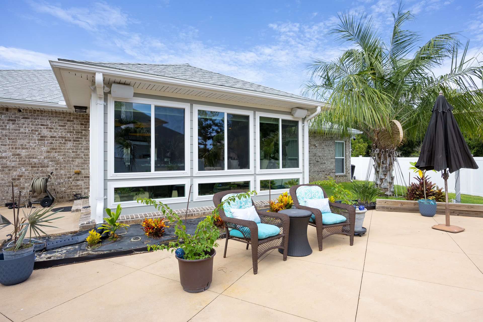 Impact Windows Naples FL Exterior Patio Installation